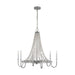Visual Comfort Studio - AC1066SMT - Six Light Chandelier - Leon - Salt Mist