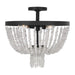 Visual Comfort Studio - AF1164DWZ - Four Light Flush Mount - Leon - Dark Weathered Zinc