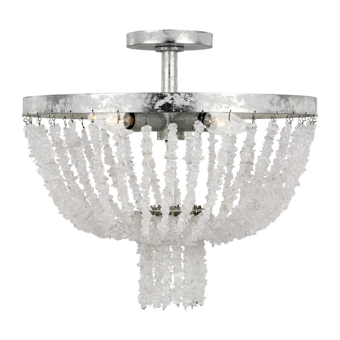 Visual Comfort Studio - AF1164SMT - Four Light Flush Mount - Leon - Salt Mist