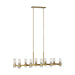 Visual Comfort Studio - CC13810BBS - Ten Light Chandelier - Geneva - Burnished Brass