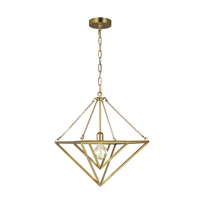 Visual Comfort Studio - CP1131BBS - One Light Pendant - Carat - Burnished Brass