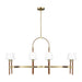 Visual Comfort Studio - LC1028TWB - Eight Light Chandelier - Katie - Time Worn Brass