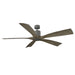 Modern Forms Fans - FR-W1811-70-GH/WG - 70"Ceiling Fan - Aviator 70 - Graphite/Weathered Gray