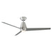 Modern Forms Fans - FR-W2003-52L-35-BA - 52"Ceiling Fan - Slim - Brushed Aluminum/Titanium