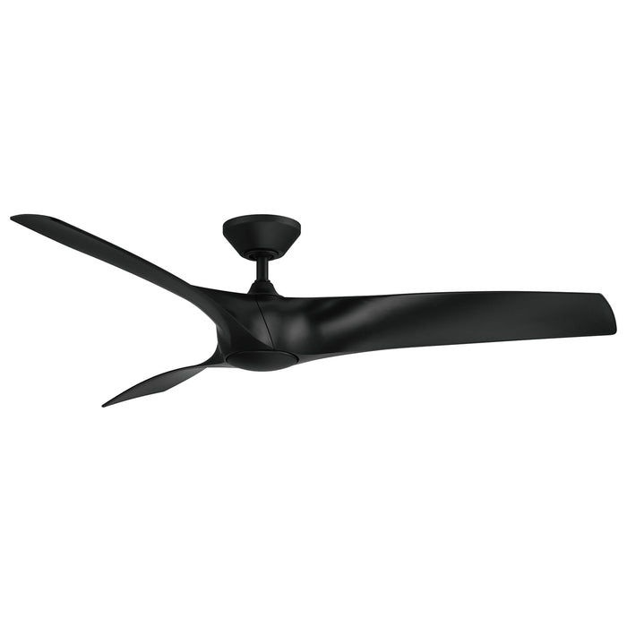 Modern Forms Fans - FR-W2006-62L-MB - 62"Ceiling Fan - Zephyr - Matte Black