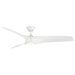Modern Forms Fans - FR-W2006-62L-MW - 62"Ceiling Fan - Zephyr - Matte White