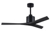 Matthews Fan Company - MW-BK-BK-52 - 52"Ceiling Fan - Mollywood - Matte Black