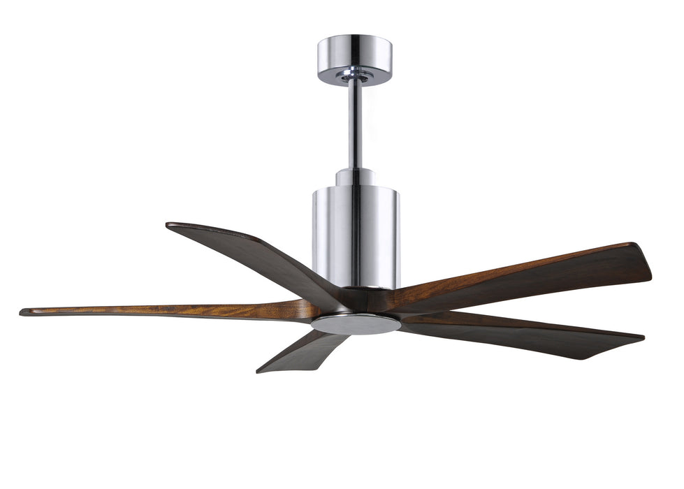 Matthews Fan Company - PA5-CR-WA-52 - 52"Ceiling Fan - Patricia - Polished Chrome