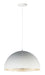 ET2 - E24904-GWAL - LED Pendant - Hemisphere - Gloss White / Aluminum