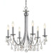 Crystorama - 8826-CH-CL-S - Six Light Chandelier - Bridgehampton - Polished Chrome