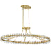 Crystorama - CLO-8897-AG - 12 Light Chandelier - Clover - Aged Brass