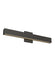 Visual Comfort Modern - 700BCBAU24B-LED930 - LED Bath - Bau - Nightshade Black