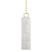Hudson Valley - 2384-AGB/ST - One Light Pendant - Brookville - Aged Brass/Stripe Combo