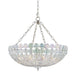 Hudson Valley - 8224-PN - Eight Light Chandelier - Floral Park - Polished Nickel