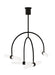 Visual Comfort Modern - 700CLM4B-LED930 - LED Chandelier - Calumn - Nightshade Black