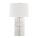 Hudson Valley - L1376-AGB/ST - One Light Table Lamp - Borneo - Aged Brass/Stripe Combo