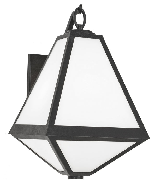 Crystorama - GLA-9722-OP-BC - Two Light Outdoor Wall Sconce - Glacier - Black Charcoal