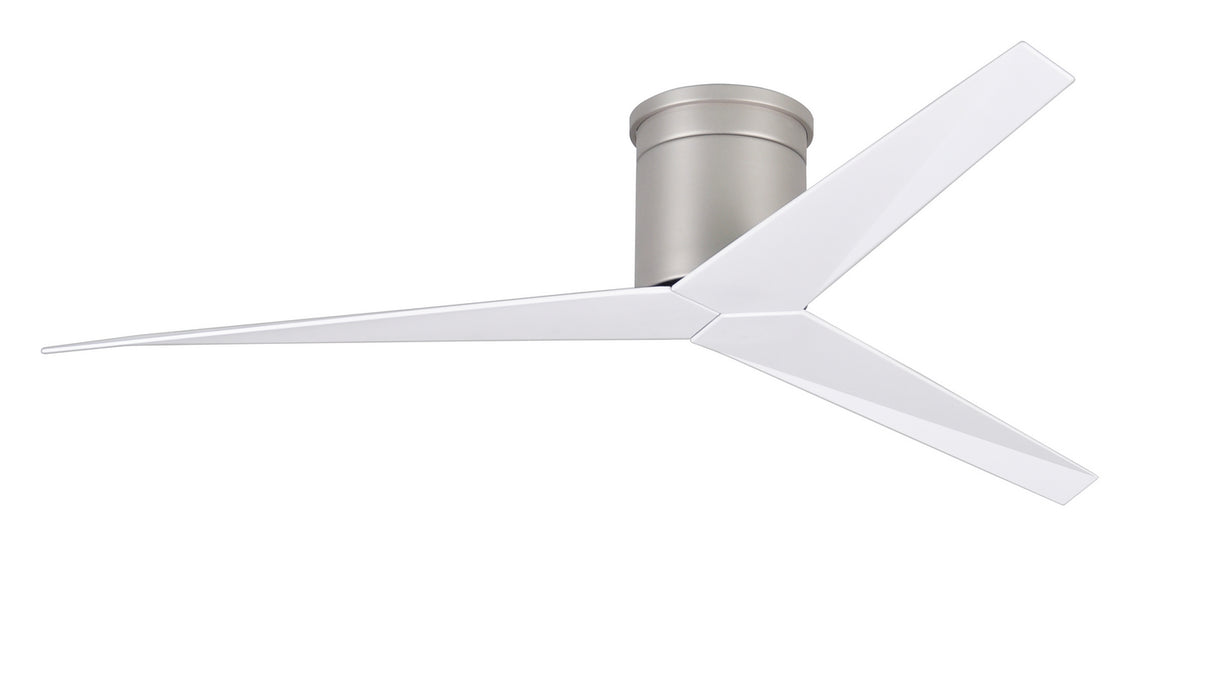 Matthews Fan Company - EKH-BN-WH - 56"Ceiling Fan - Eliza - Brushed Nickel