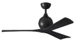 Matthews Fan Company - IR3-BK-BK-52 - 52"Ceiling Fan - Irene - Matte Black