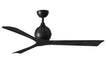 Matthews Fan Company - IR3-BK-BK-60 - 60"Ceiling Fan - Irene - Matte Black