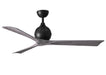 Matthews Fan Company - IR3-BK-BW-60 - 60"Ceiling Fan - Irene - Matte Black