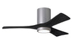 Matthews Fan Company - IR3HLK-BN-BK-42 - 42"Ceiling Fan - Irene - Brushed Nickel