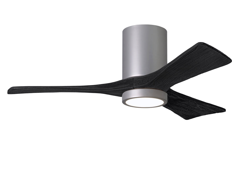 Matthews Fan Company - IR3HLK-BN-BK-42 - 42"Ceiling Fan - Irene - Brushed Nickel