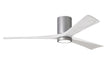 Matthews Fan Company - IR3HLK-BN-MWH-60 - 60"Ceiling Fan - Irene - Brushed Nickel