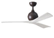 Matthews Fan Company - IR3-TB-MWH-52 - 52"Ceiling Fan - Irene - Textured Bronze