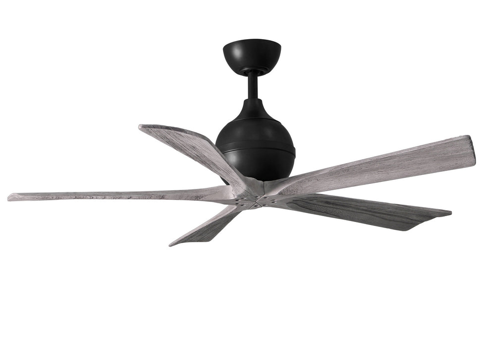 Matthews Fan Company - IR5-BK-BW-52 - 52"Ceiling Fan - Irene - Matte Black