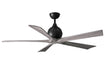 Matthews Fan Company - IR5-BK-BW-60 - 60"Ceiling Fan - Irene - Matte Black