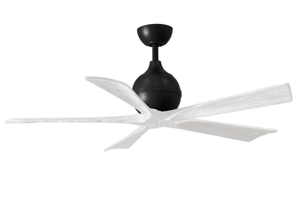 Matthews Fan Company - IR5-BK-MWH-52 - 52"Ceiling Fan - Irene - Matte Black