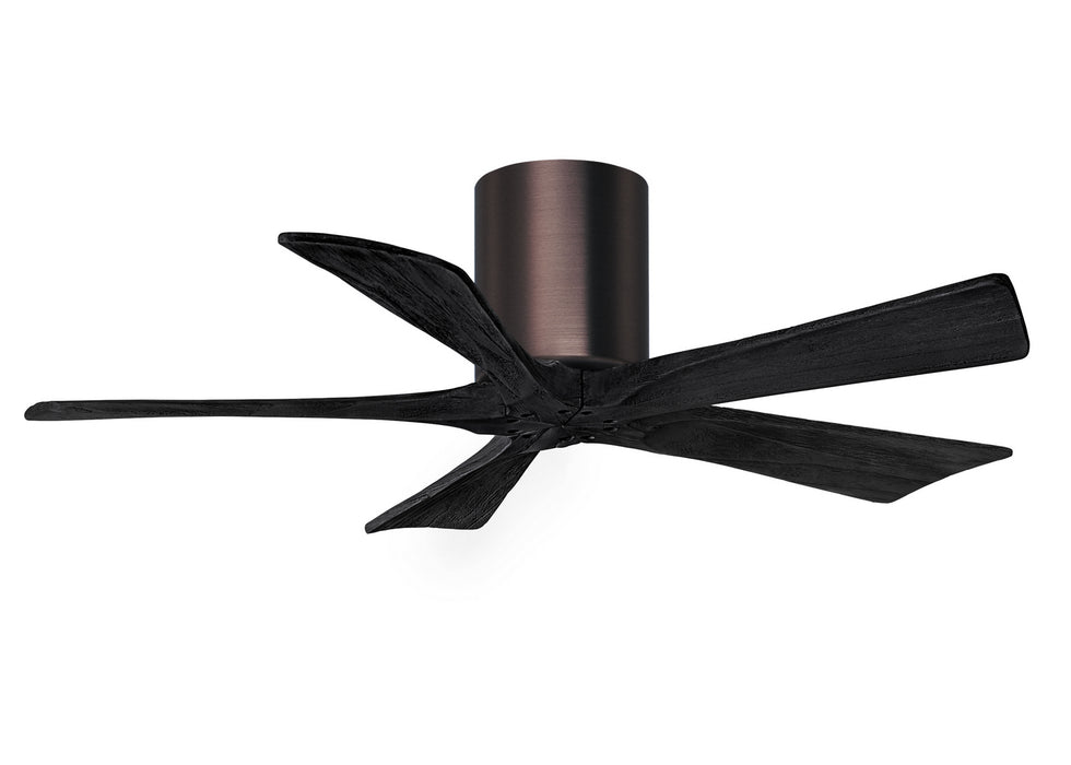 Matthews Fan Company - IR5H-BB-BK-42 - 42"Ceiling Fan - Irene - Brushed Bronze