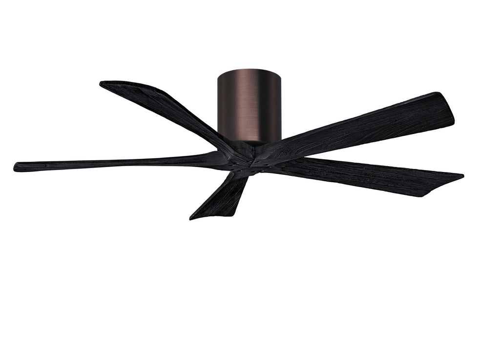 Matthews Fan Company - IR5H-BB-BK-52 - 52"Ceiling Fan - Irene - Brushed Bronze