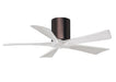 Matthews Fan Company - IR5H-BB-MWH-42 - 42"Ceiling Fan - Irene - Brushed Bronze