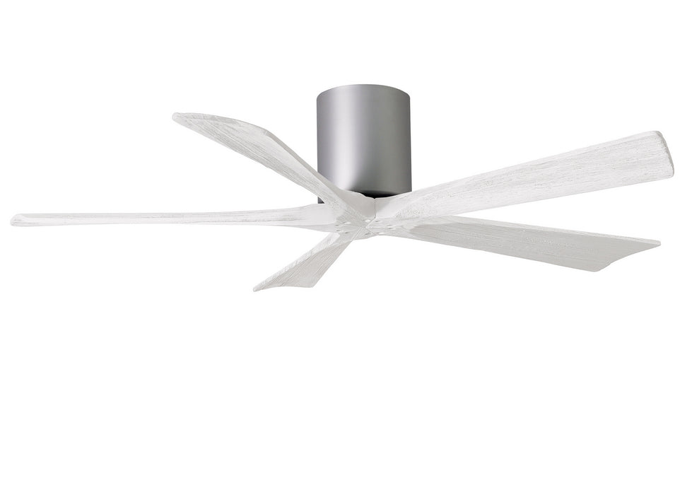 Matthews Fan Company - IR5H-BN-MWH-52 - 52"Ceiling Fan - Irene - Brushed Nickel