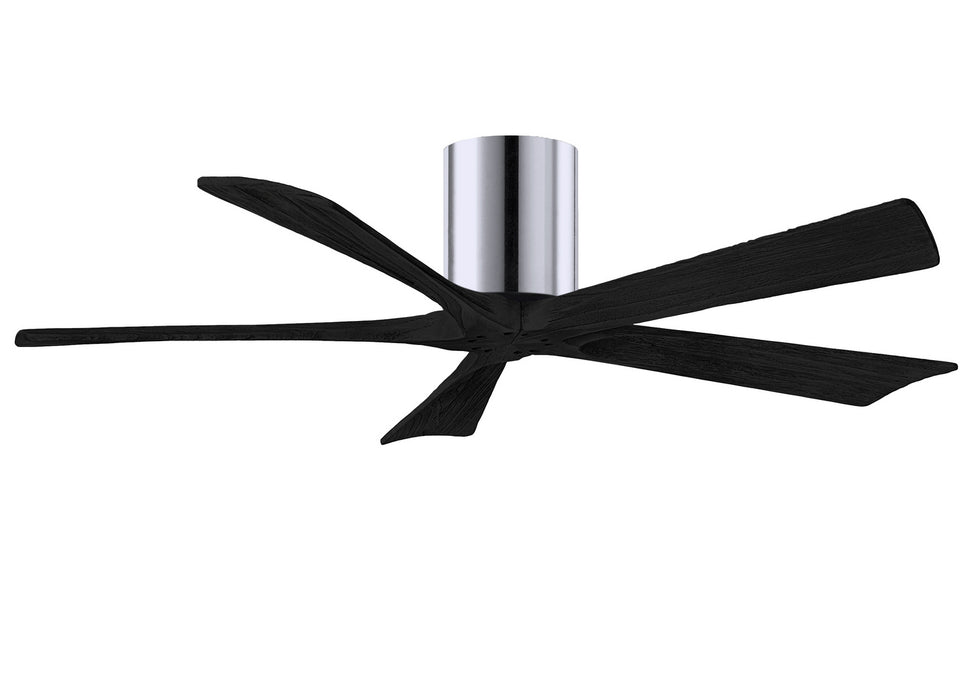 Matthews Fan Company - IR5H-CR-BK-52 - 52"Ceiling Fan - Irene - Polished Chrome