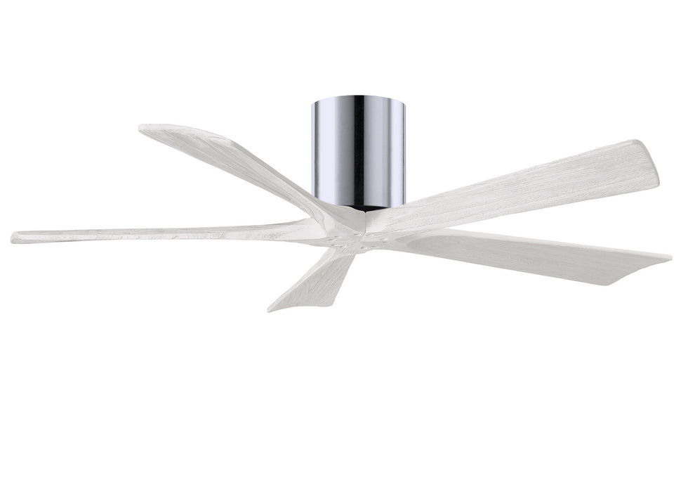 Matthews Fan Company - IR5H-CR-MWH-52 - 52"Ceiling Fan - Irene - Polished Chrome