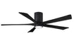 Matthews Fan Company - IR5HLK-BK-BK-60 - 60"Ceiling Fan - Irene - Matte Black