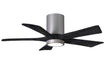 Matthews Fan Company - IR5HLK-BN-BK-42 - 42"Ceiling Fan - Irene - Brushed Nickel