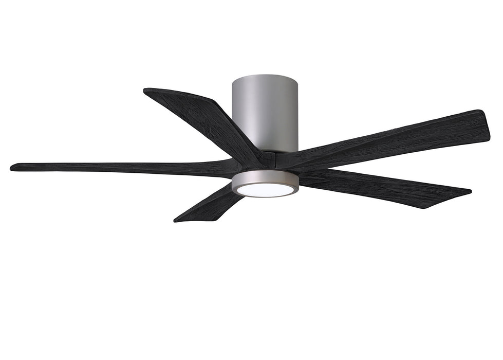 Matthews Fan Company - IR5HLK-BN-BK-52 - 52"Ceiling Fan - Irene - Brushed Nickel