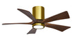 Matthews Fan Company - IR5HLK-BRBR-WA-42 - 42"Ceiling Fan - Irene - Brushed Brass