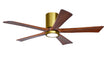 Matthews Fan Company - IR5HLK-BRBR-WA-52 - 52"Ceiling Fan - Irene - Brushed Brass