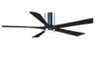 Matthews Fan Company - IR5HLK-CR-BK-60 - 60"Ceiling Fan - Irene - Polished Chrome