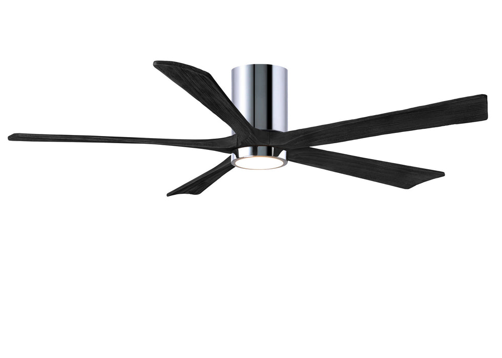 Matthews Fan Company - IR5HLK-CR-BK-60 - 60"Ceiling Fan - Irene - Polished Chrome