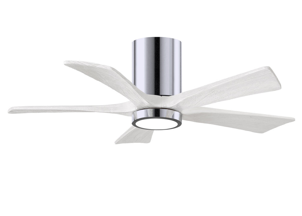 Matthews Fan Company - IR5HLK-CR-MWH-42 - 42"Ceiling Fan - Irene - Polished Chrome