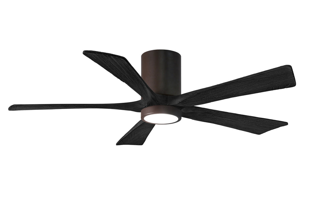 Matthews Fan Company - IR5HLK-TB-BK-52 - 52"Ceiling Fan - Irene - Textured Bronze