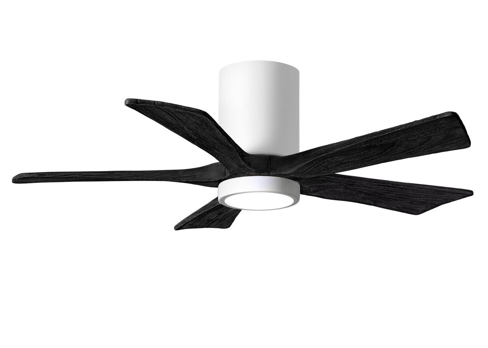 Matthews Fan Company - IR5HLK-WH-BK-42 - 42"Ceiling Fan - Irene - White