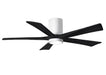 Matthews Fan Company - IR5HLK-WH-BK-52 - 52"Ceiling Fan - Irene - White