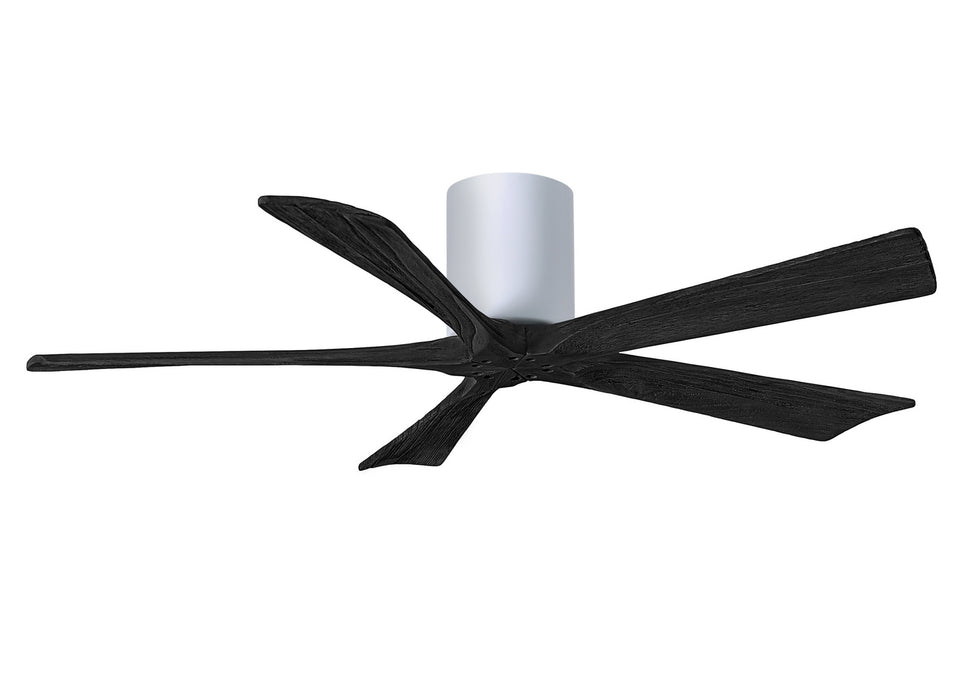 Matthews Fan Company - IR5H-WH-BK-52 - 52"Ceiling Fan - Irene - White